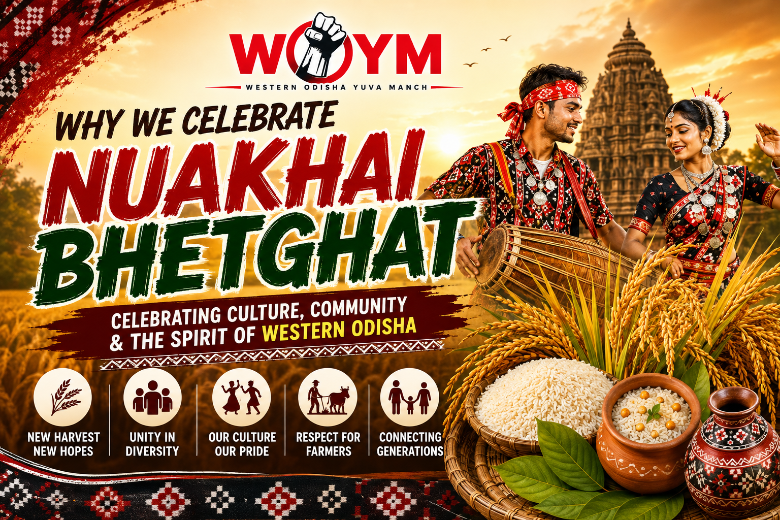 Why We Celebrate Nuakhai Bhetghat: Celebrating Culture, Community & the Spirit of Western Odisha